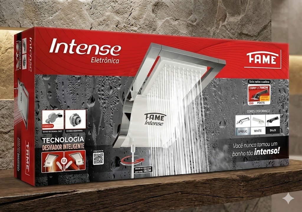 Ducha Eletrônica Fame Intense 7800W 220V