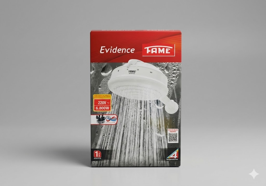 Ducha Chuveiro Fame Evidence Multi-temperatura 6800w x 220V