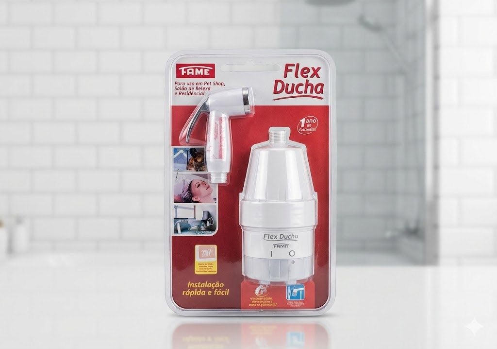 Ducha Elétrica Manual Fame Flex Ducha 220V