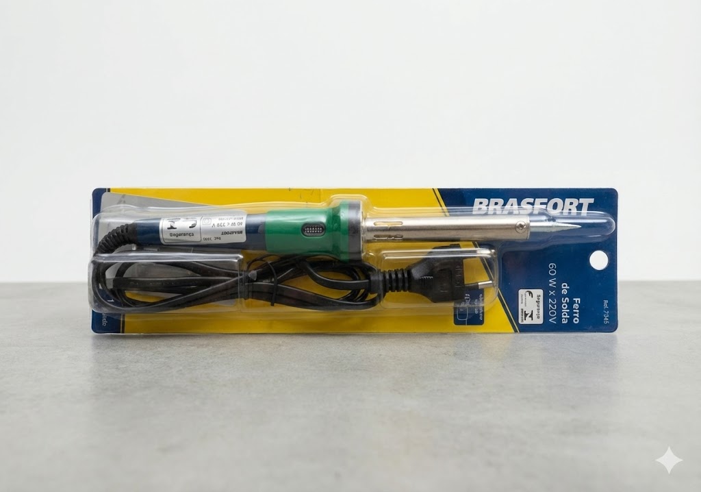 Ferro de Solda 60W 220V Profissional - Brasfort (Ref. 7345)